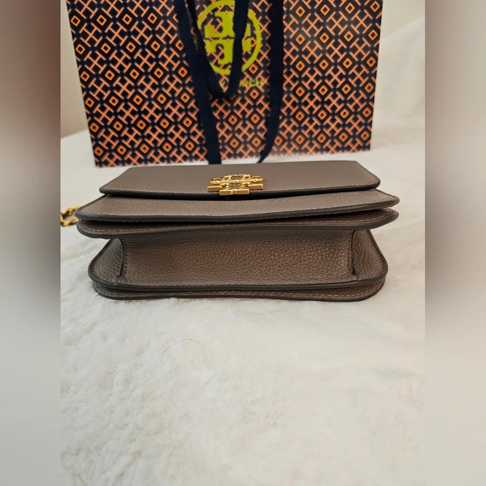 BRAND NEW! TORY BURCH BRITTEN ADJUSTABLE SHOULDER/CROSSBODY BAG & CARD CASE BUND - Picture 5 of 16